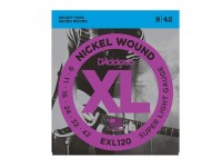 D´Addario Jogo de Cordas EXL-120 009 para Guitarra Eléctrica D´Addario Jogo de Cordas EXL-120 009 para Guitarra Eléctrica